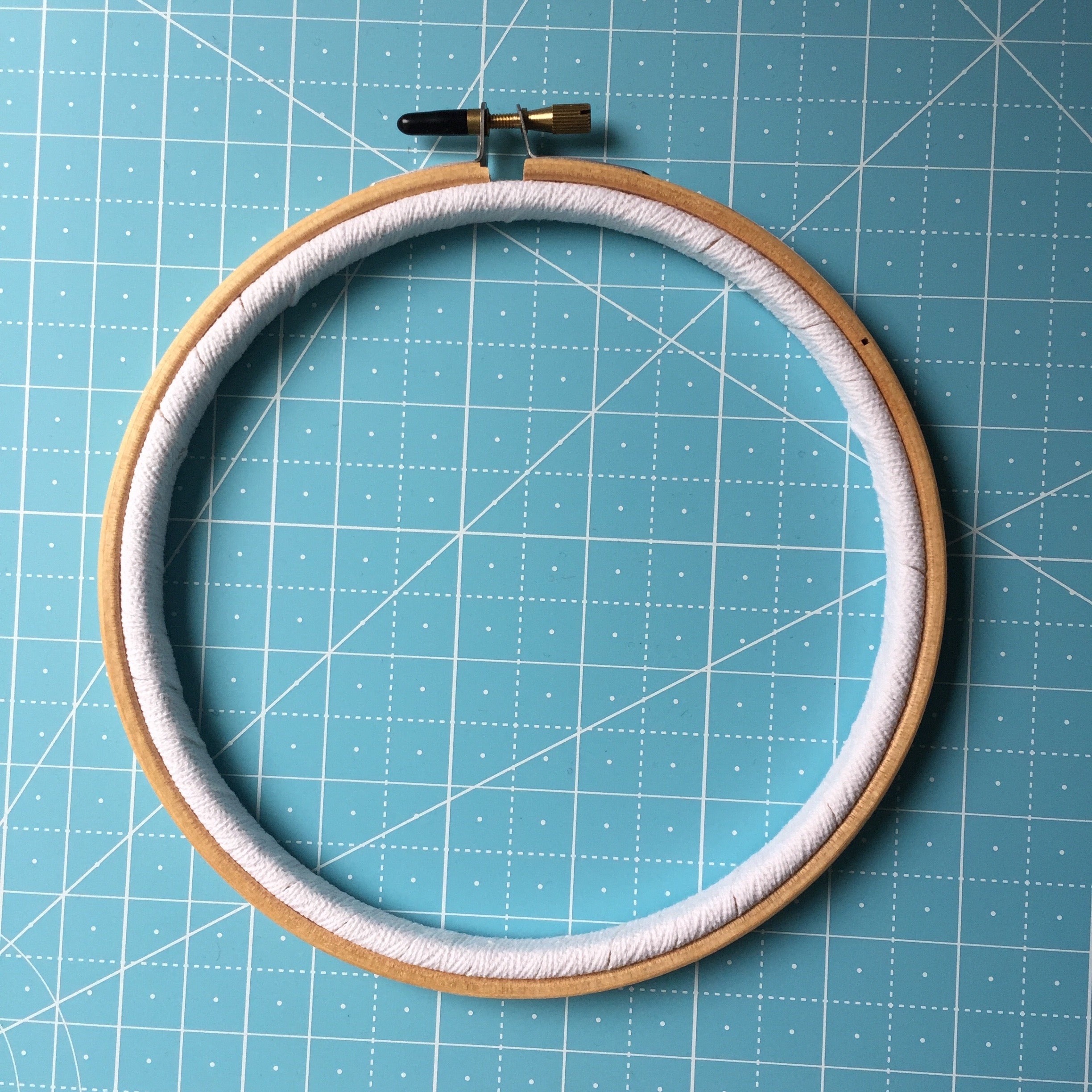 Improve Fabric Tension by Binding Your Embroidery Hoop – Snuggly Monkey