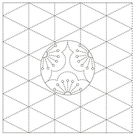 Plum Blossom Complete Sashiko Kit