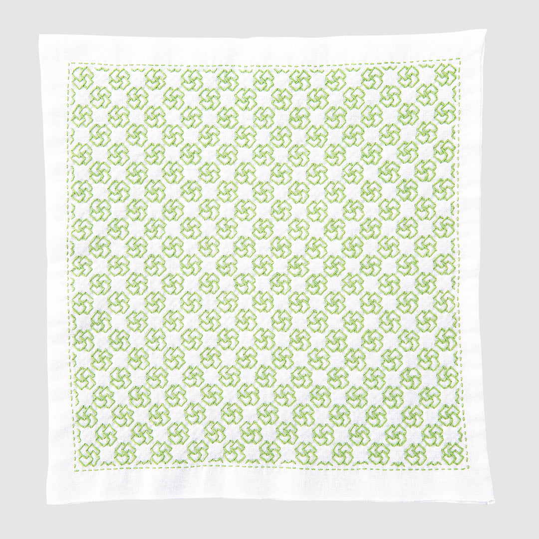 Hitomezashi Sashiko Stitching Sampler - Flower Buds (1075)