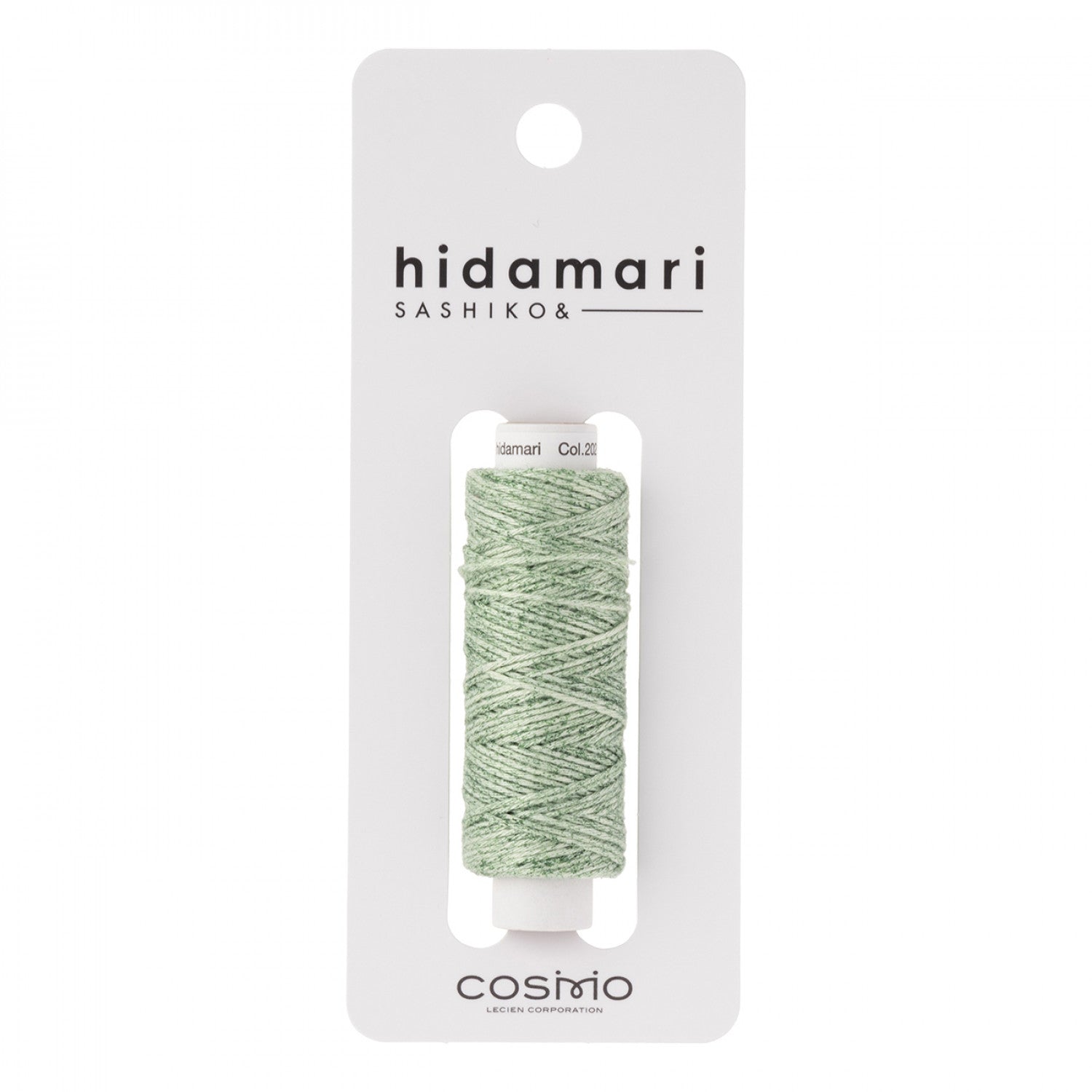SUMIKO 刺繍 012 Cosmo Hidamari Sashiko Thread - Mojito Green (#202) – Snuggly Monkey