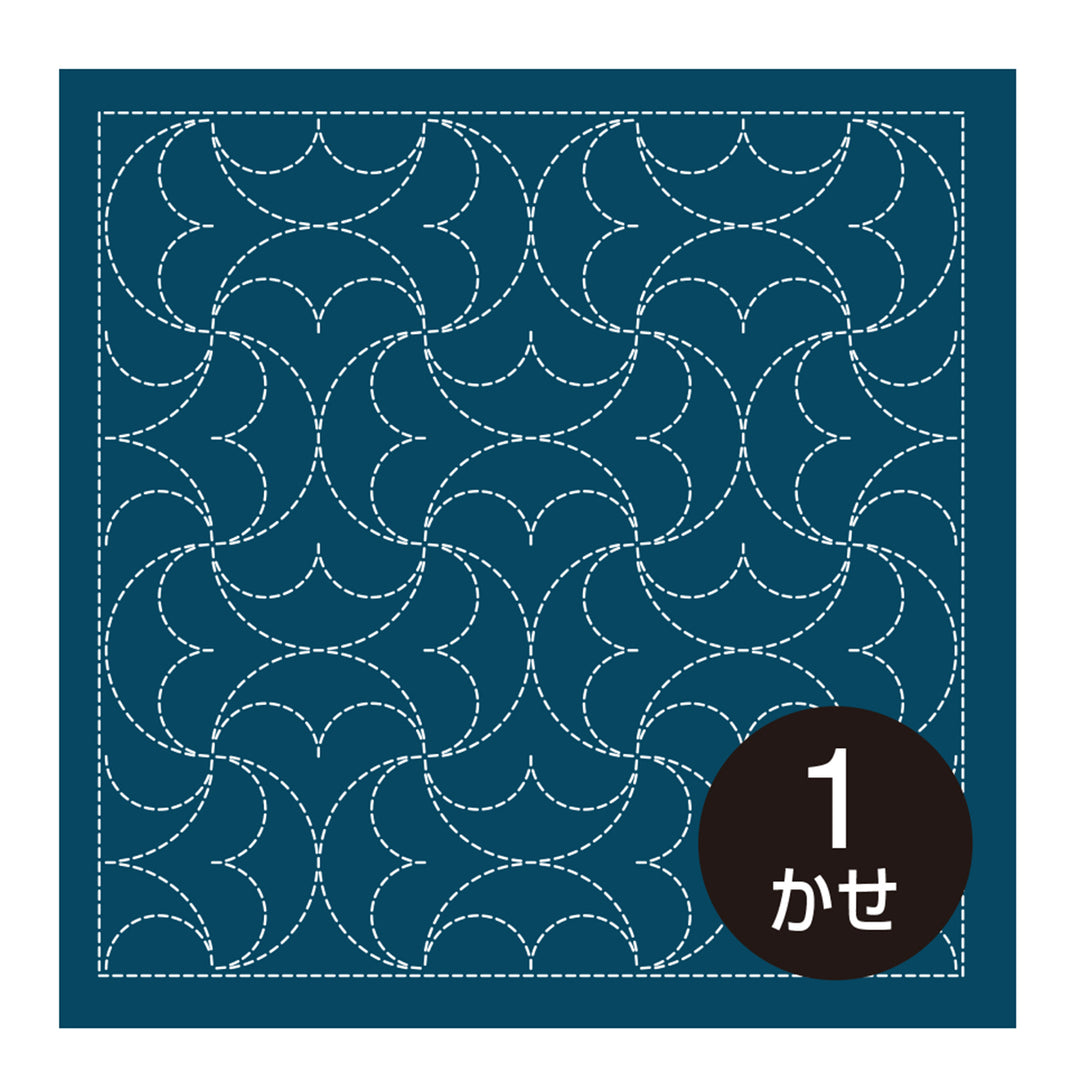 Sashiko Embroidery Sampler - Hanmaru (# 2038)