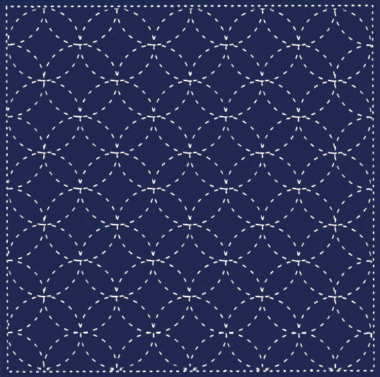 Shippo Tsunagi Complete Sashiko Kit