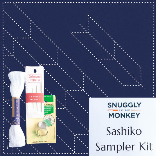 Yabane Arrow Complete Sashiko Kit – Snuggly Monkey
