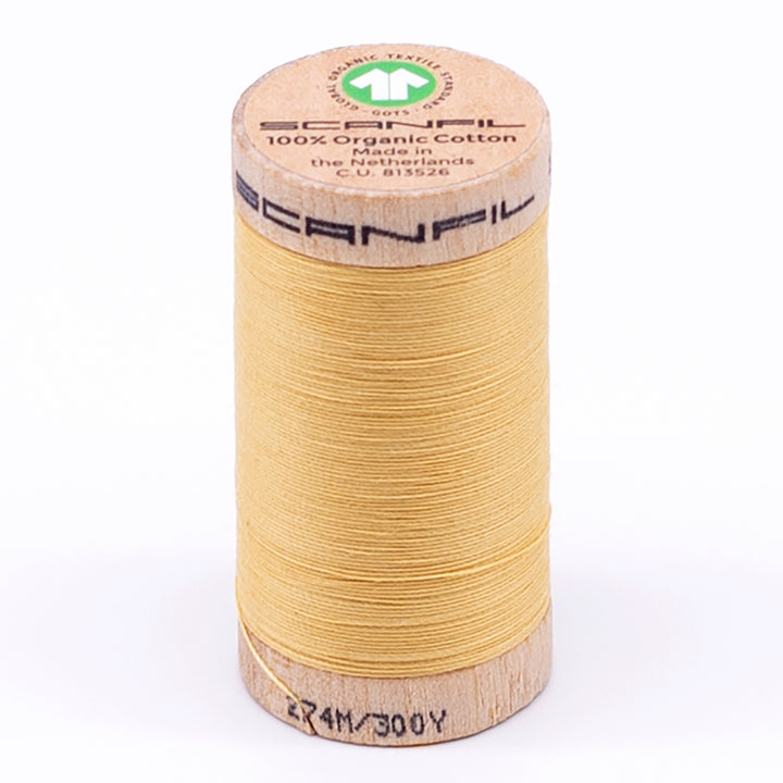 Organic Cotton Sewing Thread (30wt or 50wt) - Cornsilk 4802