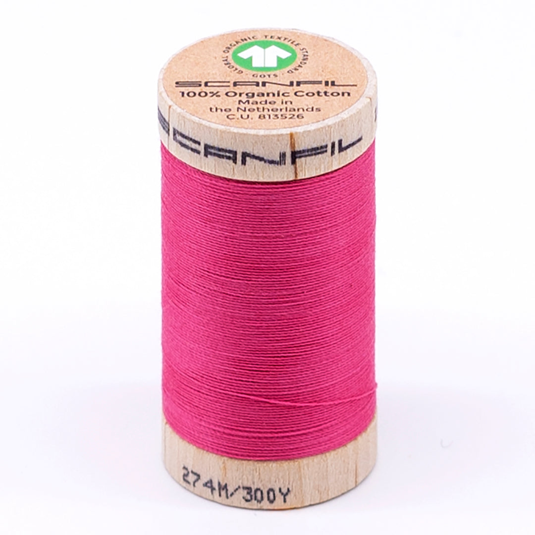 Organic Cotton Sewing Thread (30wt or 50wt) - Pink Lemonade 4810