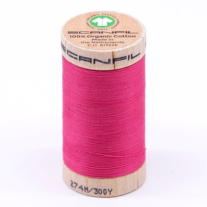 Organic Cotton Sewing Thread (30wt or 50wt) - Pink Lemonade 4810
