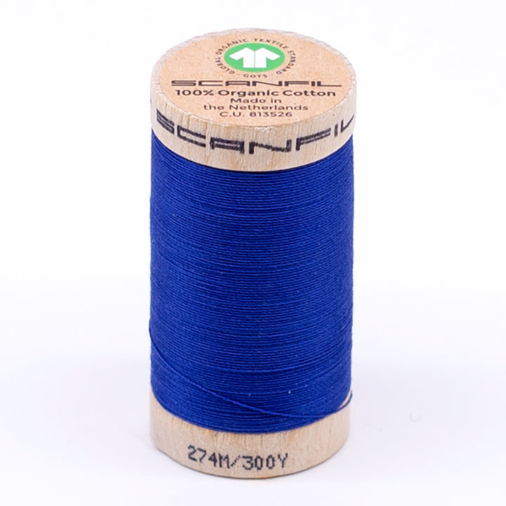 Organic Cotton Sewing Thread (30wt or 50wt) - Nautical Blue 4817