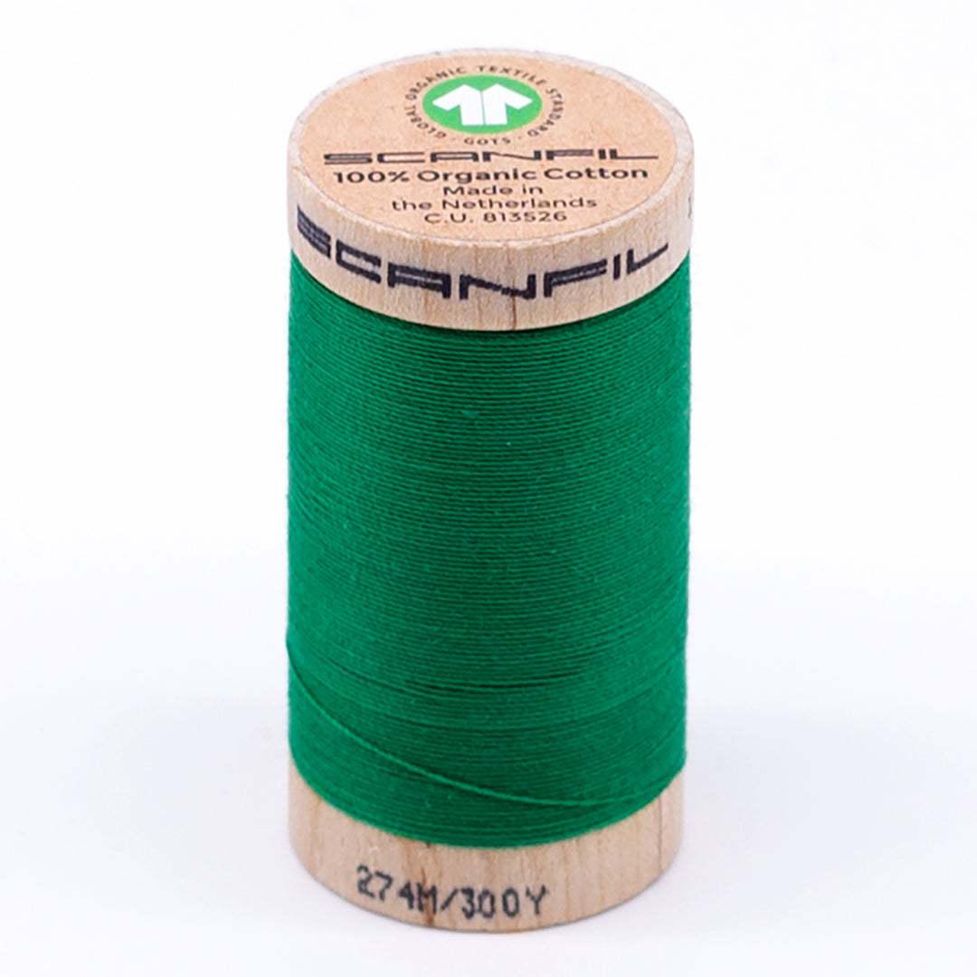 Organic Cotton Sewing Thread (30wt or 50wt) - Jolly Green 4821