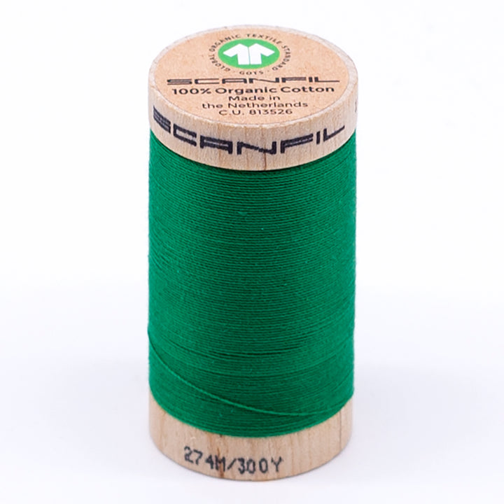 Organic Cotton Sewing Thread (30wt or 50wt) - Jolly Green 4821