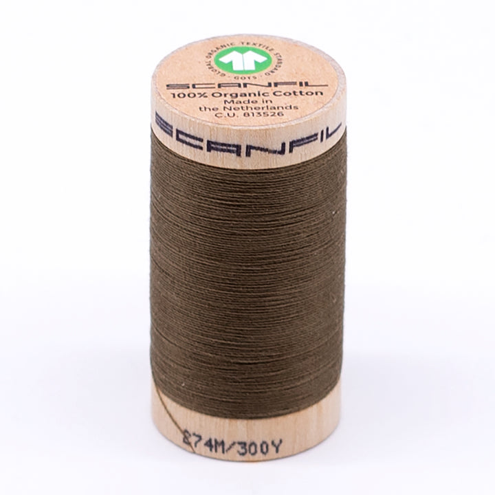 Organic Cotton Sewing Thread (30wt or 50wt) - Lead Gray 4824