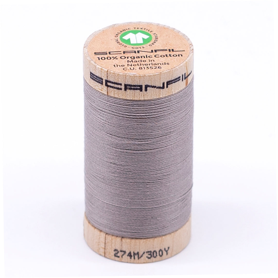 Organic Cotton Sewing Thread (30wt or 50wt) - Chateau Gray 4831