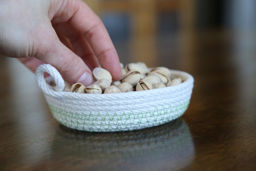 Roped Coil Basket DIY Kit - 3 Small Rope Bowls