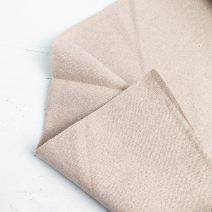 Japanese Linen Cotton (55/45) Blend Medium Weight Fabric - Petal Pink
