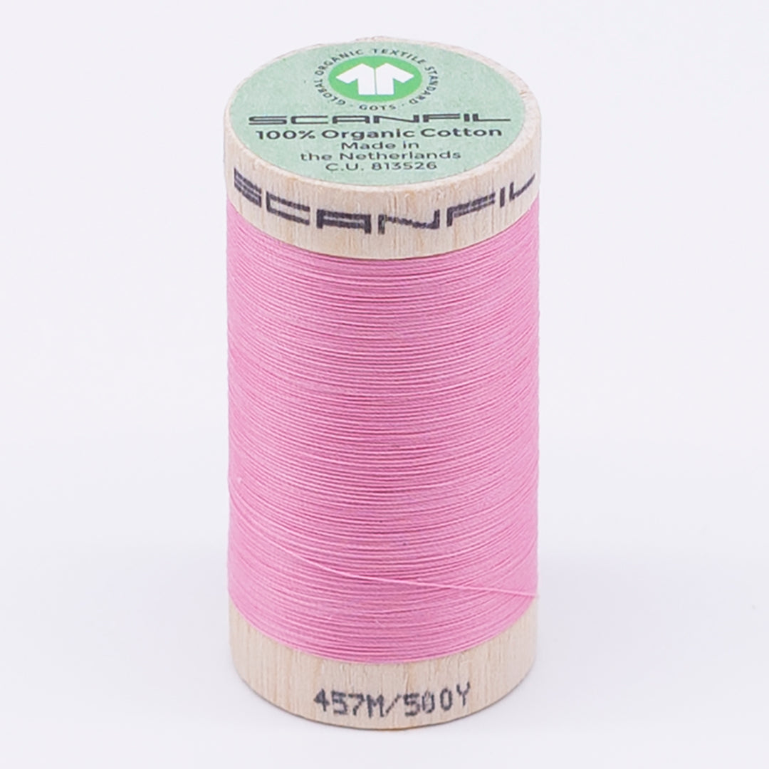 Organic Cotton Sewing Thread (30wt or 50wt) - Candy Pink 4809