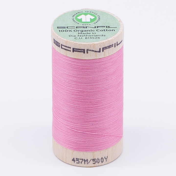 Organic Cotton Sewing Thread (30wt or 50wt) - Candy Pink 4809