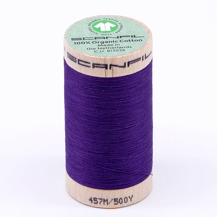 Organic Cotton Sewing Thread (30wt or 50wt) - Royal Purple 4813