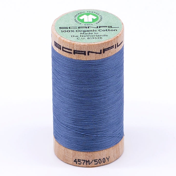 Organic Cotton Sewing Thread (30wt or 50wt) - Blue Shadow 4816