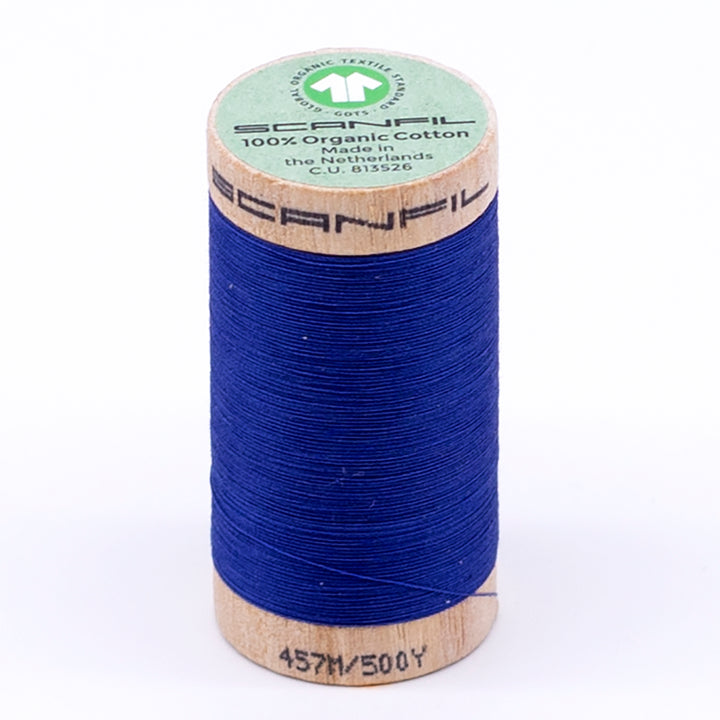 Organic Cotton Sewing Thread (30wt or 50wt) - Nautical Blue 4817