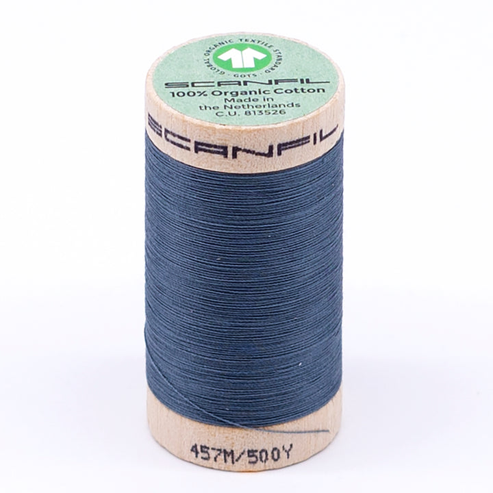 Organic Cotton Sewing Thread (30wt or 50wt) - Aegean Blue 4819