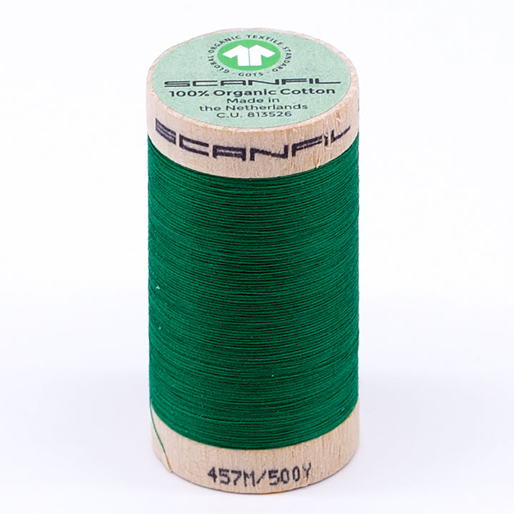 Organic Cotton Sewing Thread (30wt or 50wt) - Jolly Green 4821