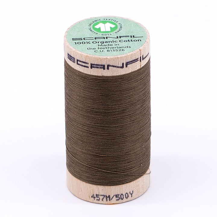 Organic Cotton Sewing Thread (30wt or 50wt) - Lead Gray 4824