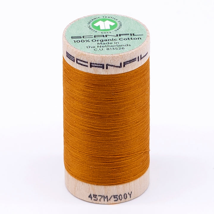 Organic Cotton Sewing Thread (30wt or 50wt) - Sunflower 4826
