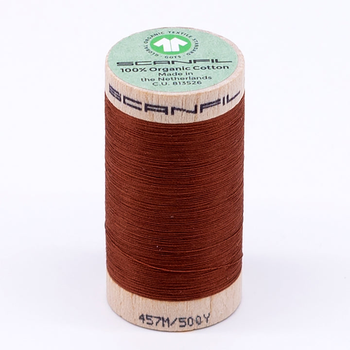 Organic Cotton Sewing Thread (30wt or 50wt) - Baked Clay 4828