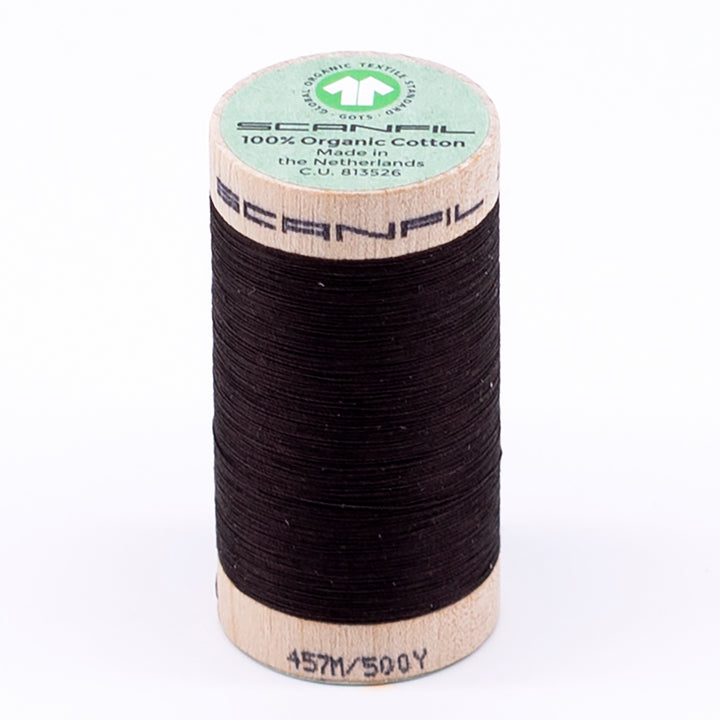 Organic Cotton Sewing Thread (30wt or 50wt) - Licorice 4830