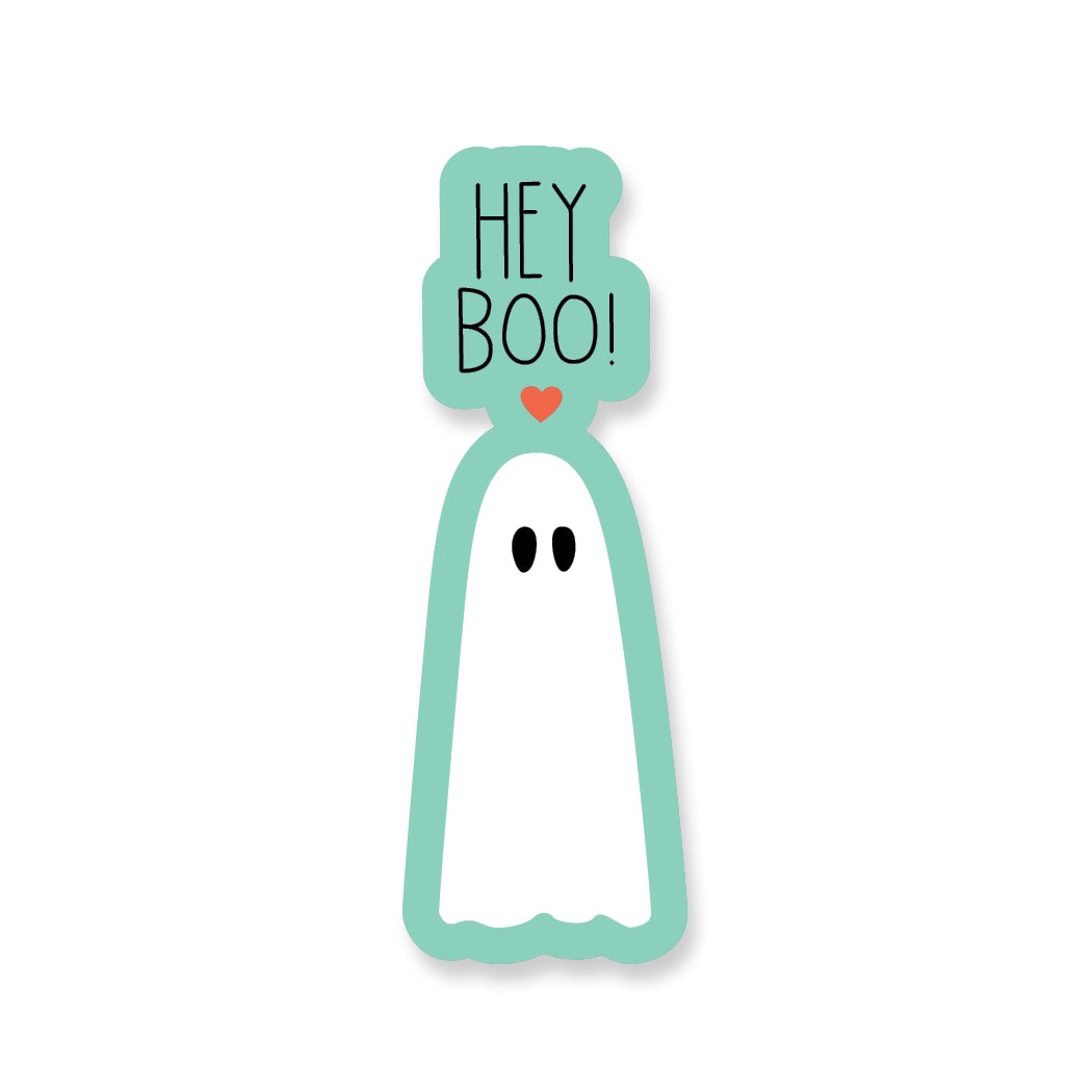 Hey Boo Vinyl Sticker