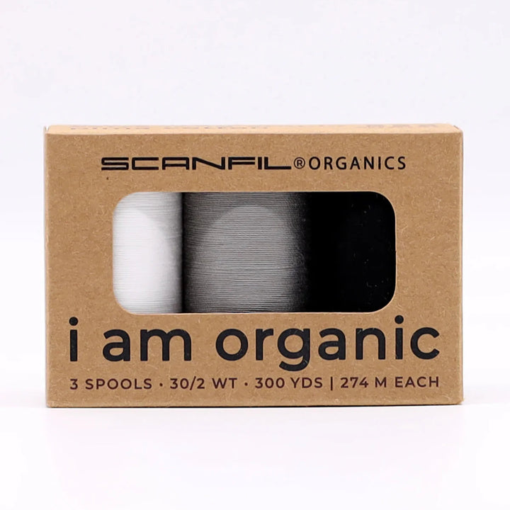 Organic Cotton Sewing Thread Set - Achromatics (30wt)