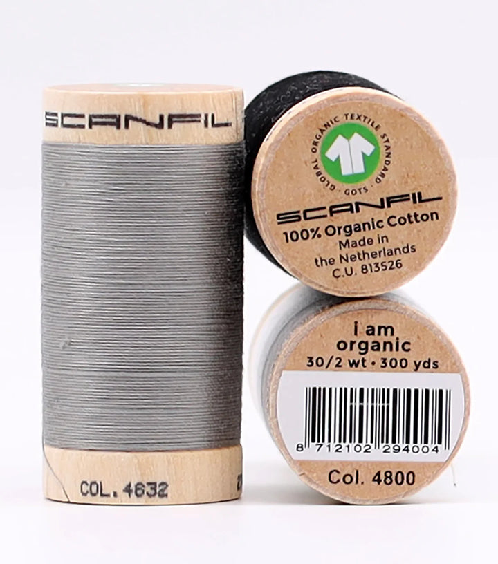 Organic Cotton Sewing Thread Set - Achromatics (30wt)