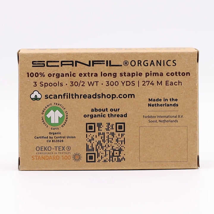 Organic Cotton Sewing Thread Set - Achromatics (30wt)