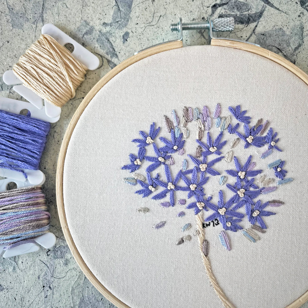 Allium Hand Embroidery Kit