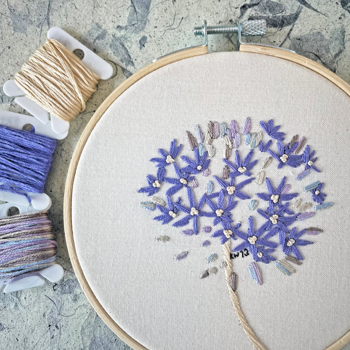 Allium Hand Embroidery Kit