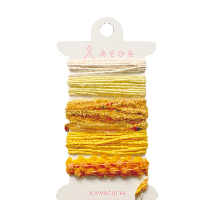 Asobi Ito Weaving Thread Set - Yellows
