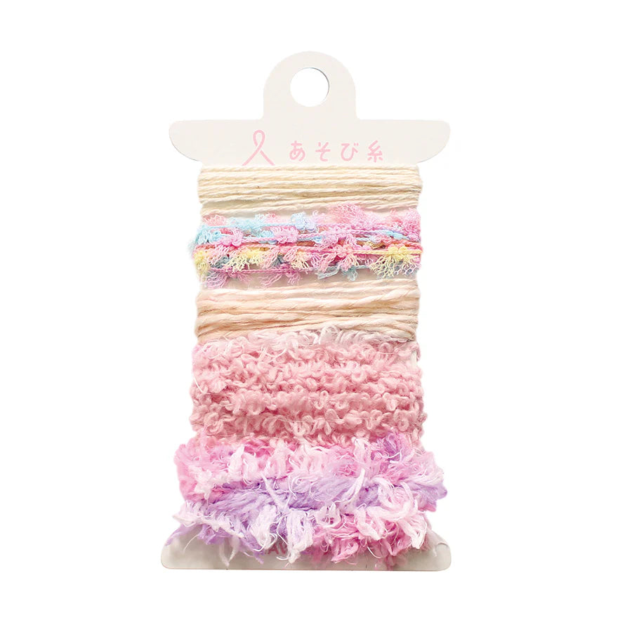 Asobi Ito Weaving Thread Set - Light Pinks