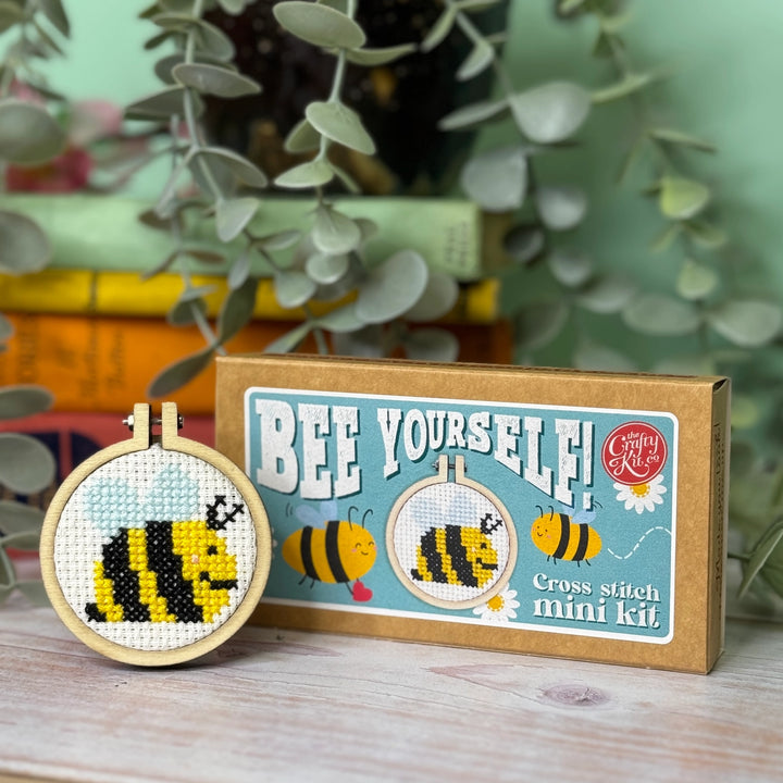 Mini Matchbox Cross Stitch Kit - Bee Yourself