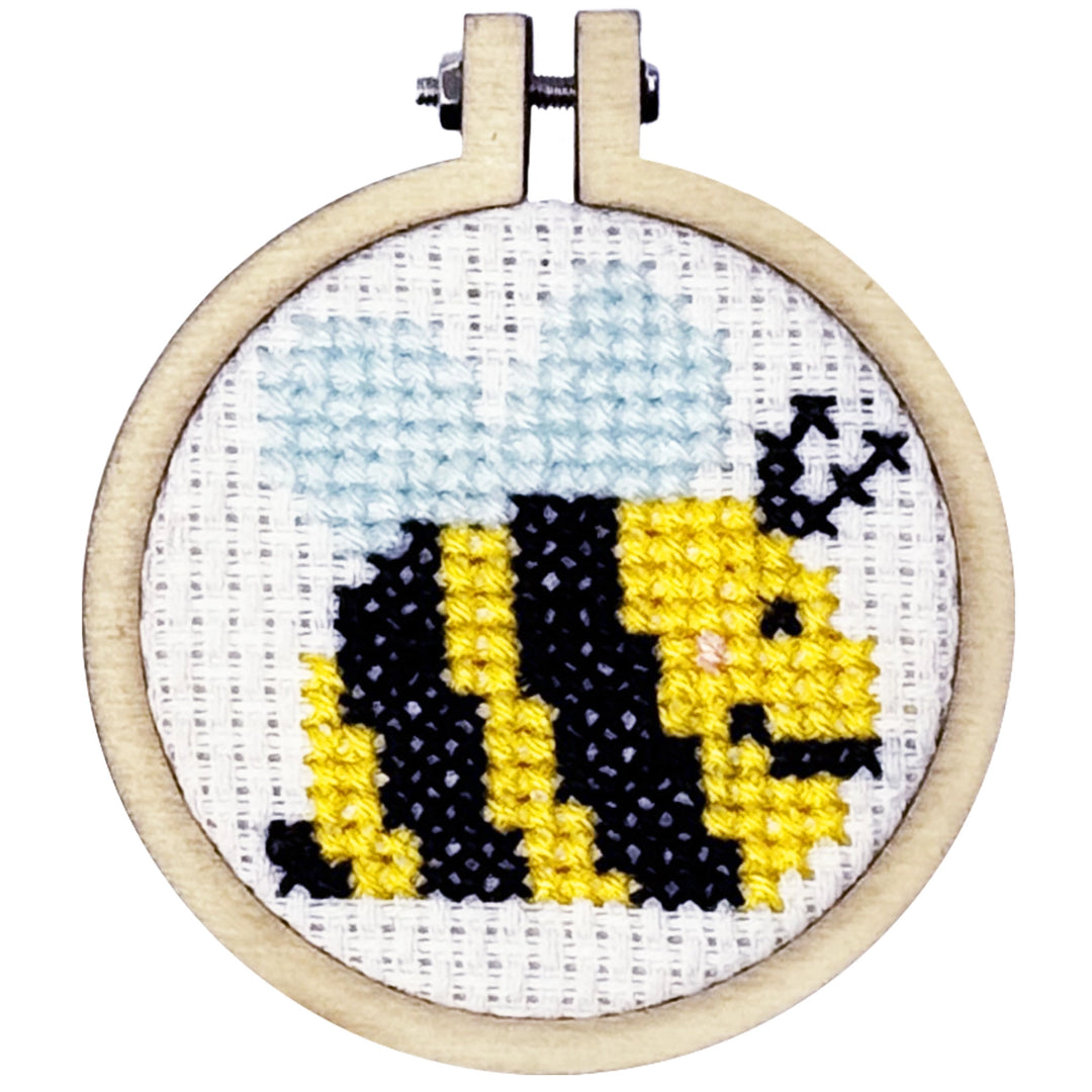 Mini Matchbox Cross Stitch Kit - Bee Yourself