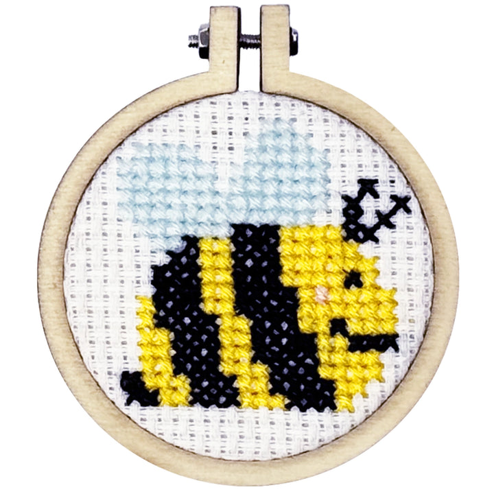 Mini Matchbox Cross Stitch Kit - Bee Yourself