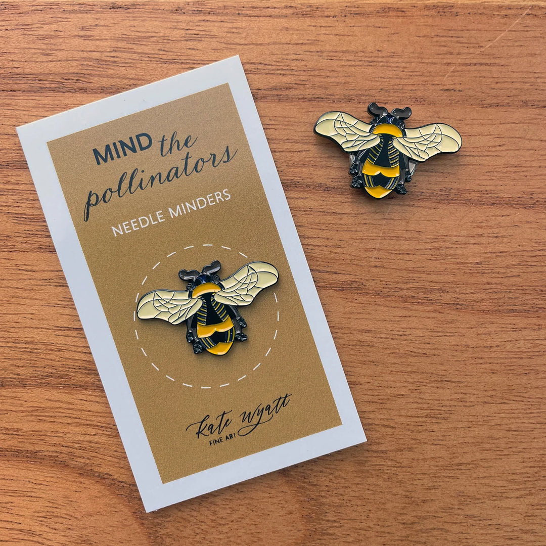 Magnetic Enamel Needle Minder - Pollinators Bumblebee