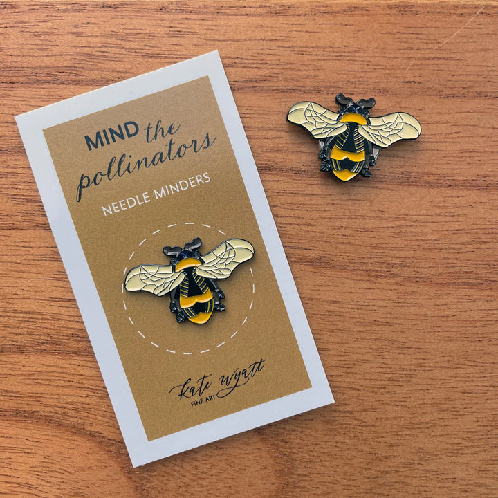 Magnetic Enamel Needle Minder - Pollinators Bumblebee