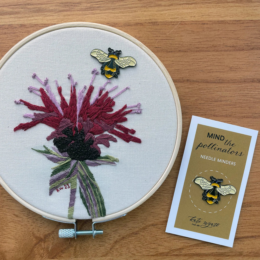 Magnetic Enamel Needle Minder - Pollinators Bumblebee