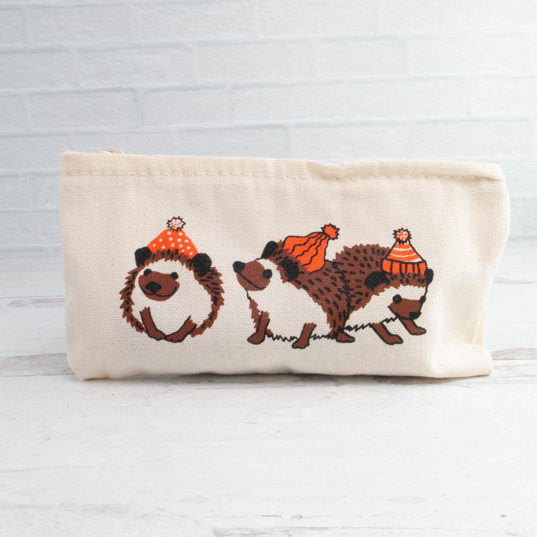Wee Hedgehog Zip Pouch Project Bag