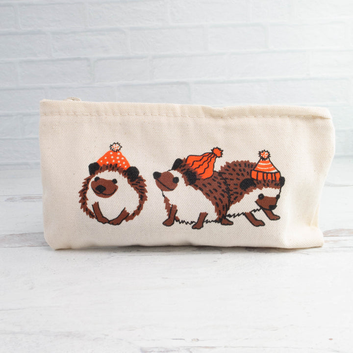 Wee Hedgehog Zip Pouch Project Bag