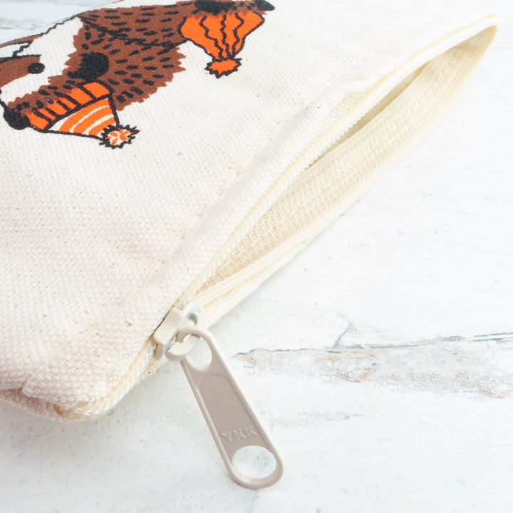 Wee Hedgehog Zip Pouch Project Bag