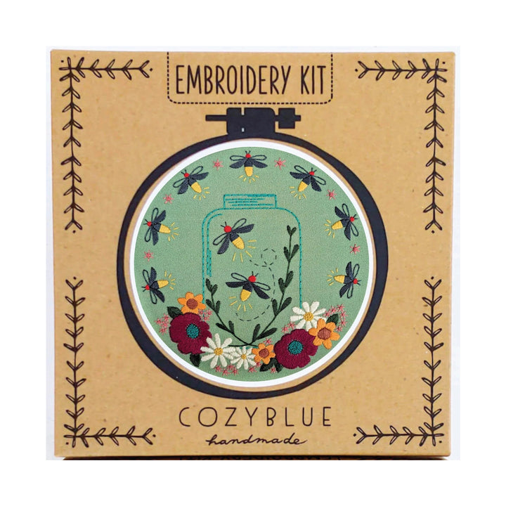 Fireflies Embroidery Kit