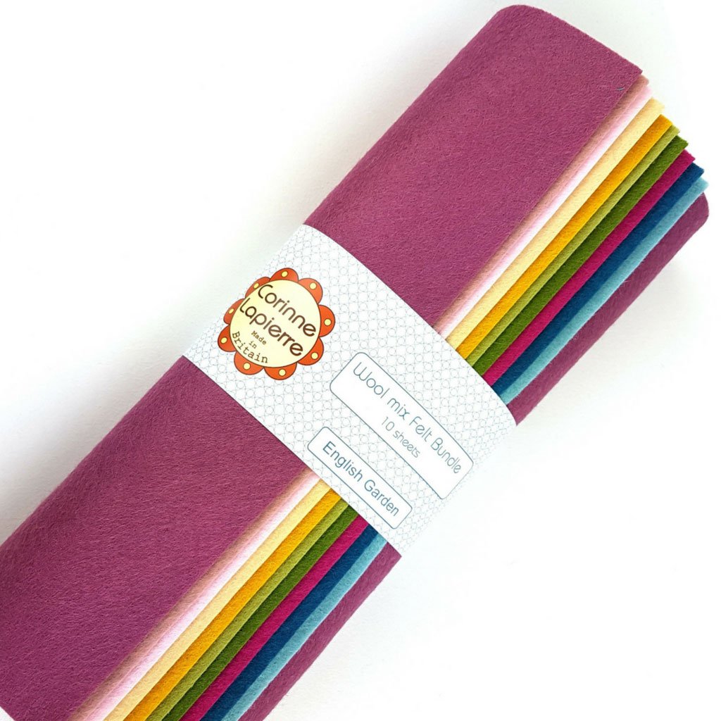 Wool Blend Felt Bundle - English Garden