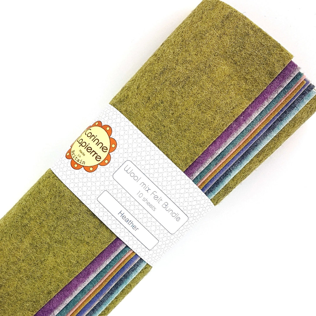 Wool Blend Felt Bundle - Heather