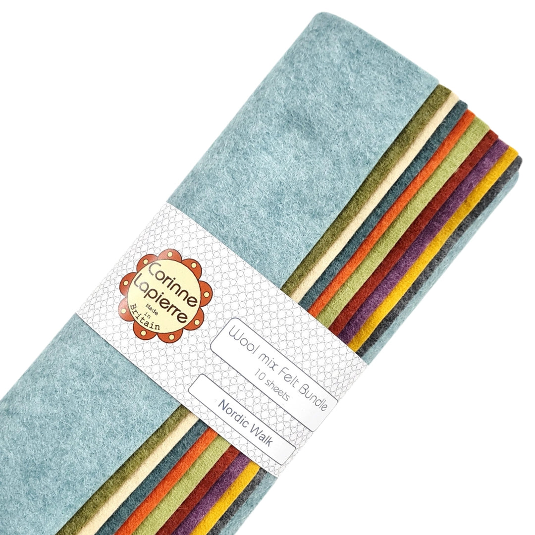 Wool Blend Felt Bundle - Nordic Walk