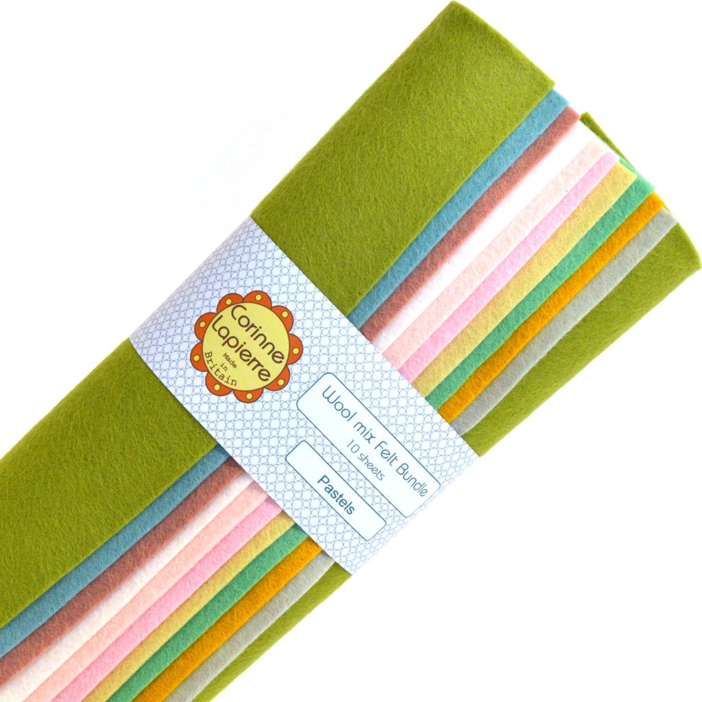 Wool Blend Felt Bundle - Pastels